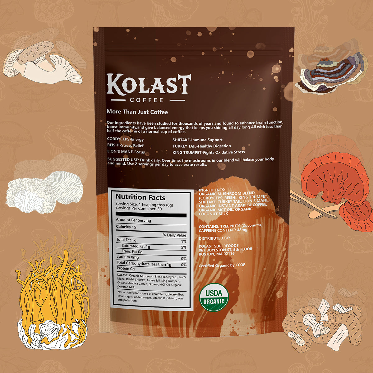 Kolast Mushroom Coffee
